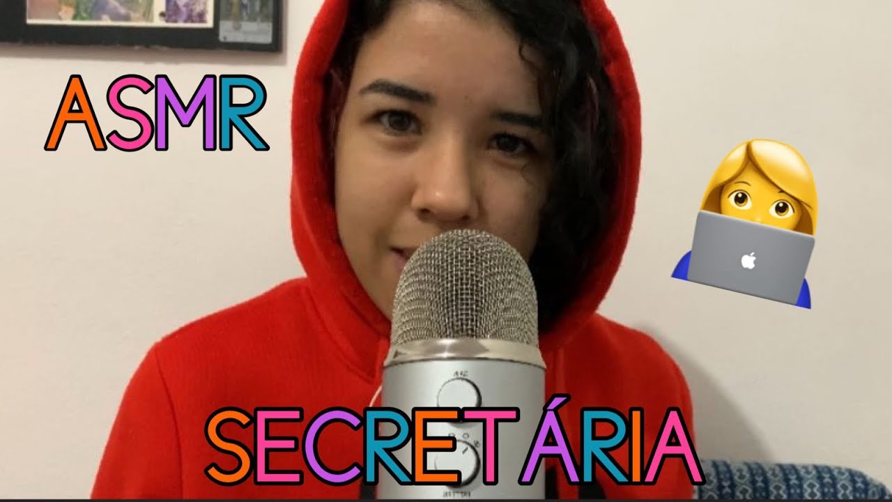 ASMR SECRETÁRIA (sons de teclado e sussurros)