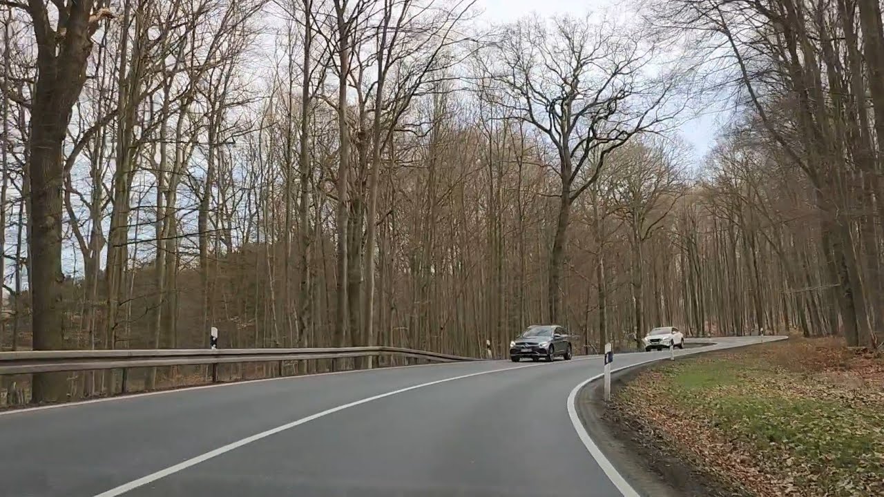Driving in taunus hills from Usingen to Oberursel Germany   PLEASE LIKE&SUBSCRIBE