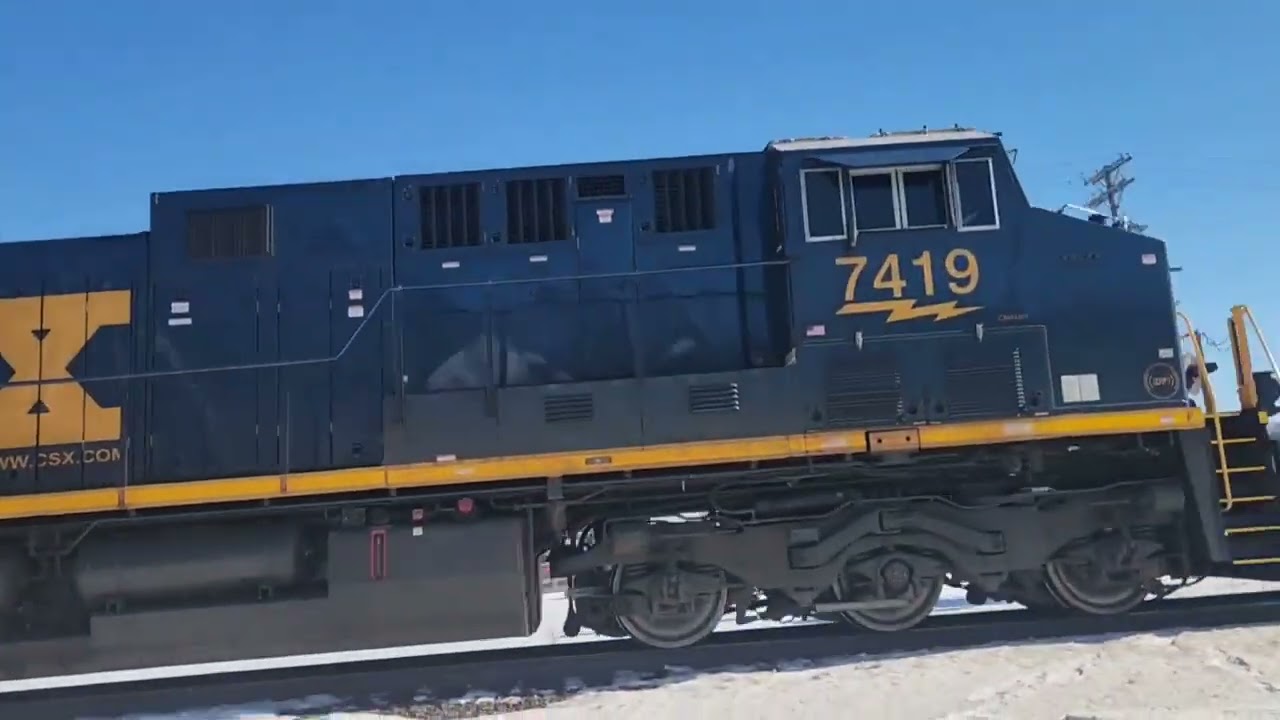 New York Central Heritage Unit Northbound CSX Miamisburg Oh 02/08/26