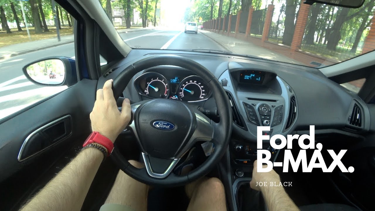 Ford B-MAX 1.0 EcoBoost 74 kW /101 HP 4K | POV Test Drive #092 Joe Black