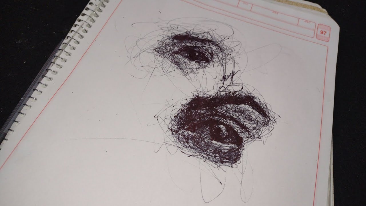 Cómo dibujar un ojo humano realista con puros garabatos paso a paso