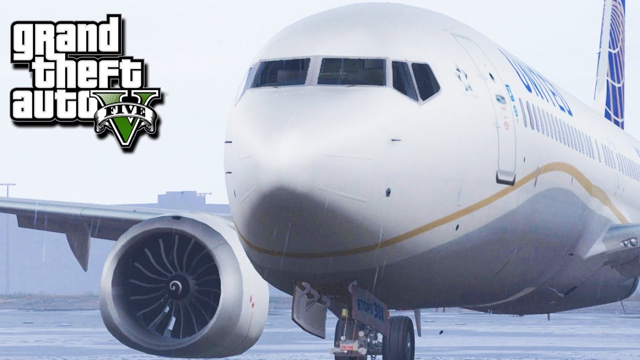 GTA 5 SP #50 - Boeing 737-MAX9 Mod