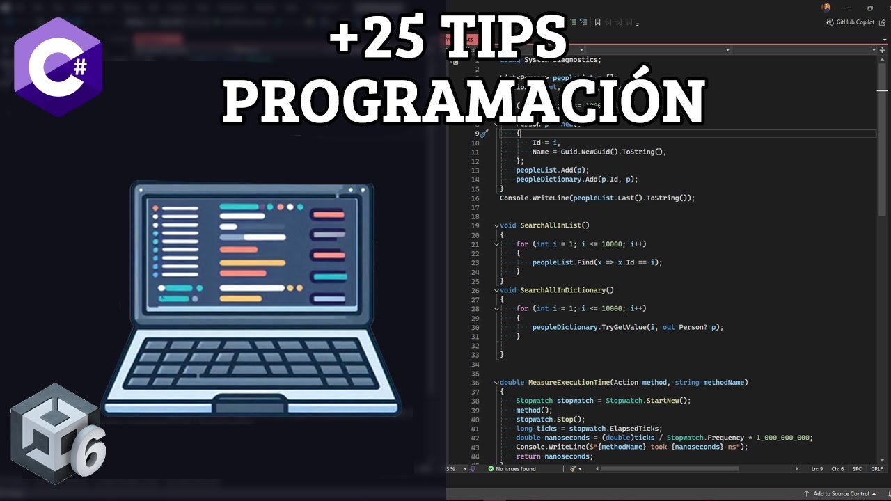 Unity: +25 Tips de Programación C# que Todo Desarrollador Debería Saber