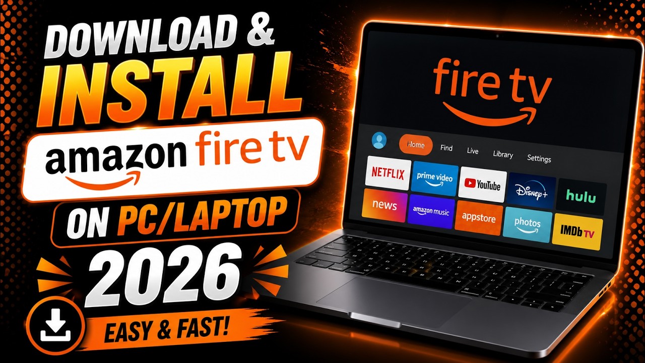 How To Download & Install Amazon Fire TV On PC/Laptop &ndash; Full 2026 Guide