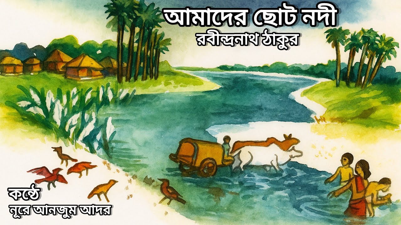 আমাদের ছোট নদী কবিতা | রবীন্দ্রনাথ ঠাকুর | Rabindranath Tagore Poetry Recitation | amader choto nodi
