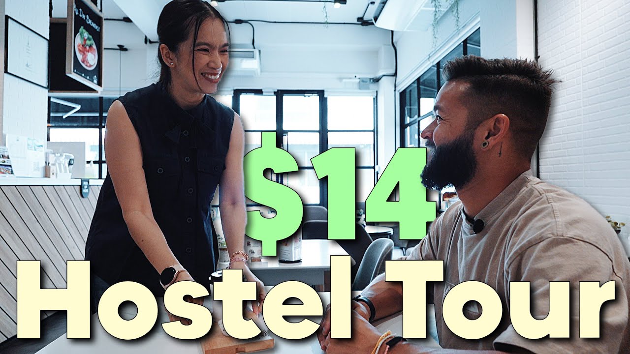 The IDEAL hostel for DIGITAL NOMADS | Tour of Siam Subway Hostel & Cafe in Bangkok, Thailand 🇹🇭