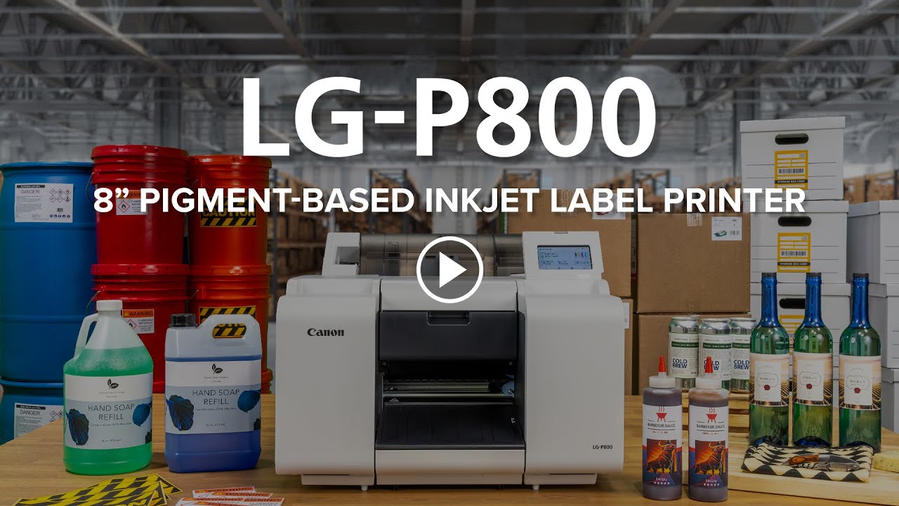 Canon LG-P800 Pigment Based InkJet Label Printer