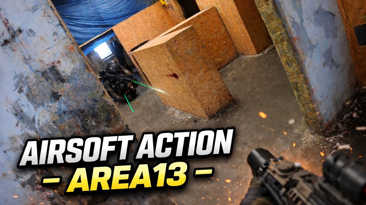 AREA13 | CQB Airsoft Gameplay | PMX GBB in Action