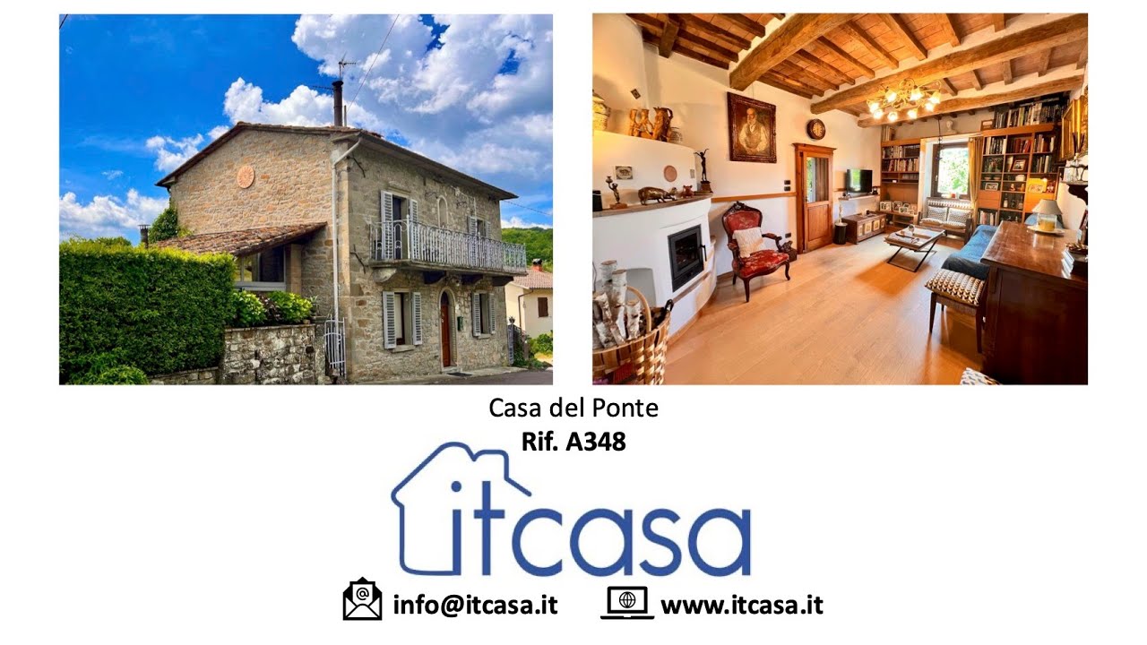 Casa del Ponte | Restored Tuscan Stone Farmhouse for Sale Near Anghiari