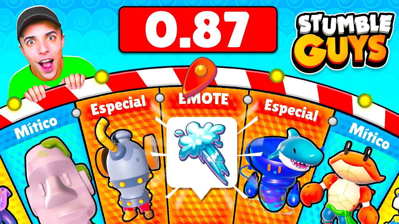 COMPRÉ x100 RULETAS de SKINS *PIRATAS* en STUMBLE GUYS!