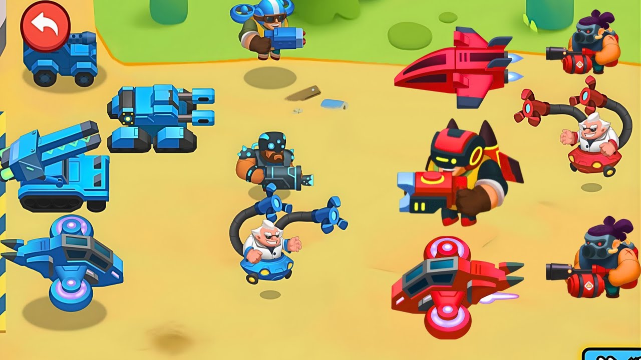 Merge Army World War Gameplay I Merge Tank Army Master Battle - Max Level GAMEPLAY 