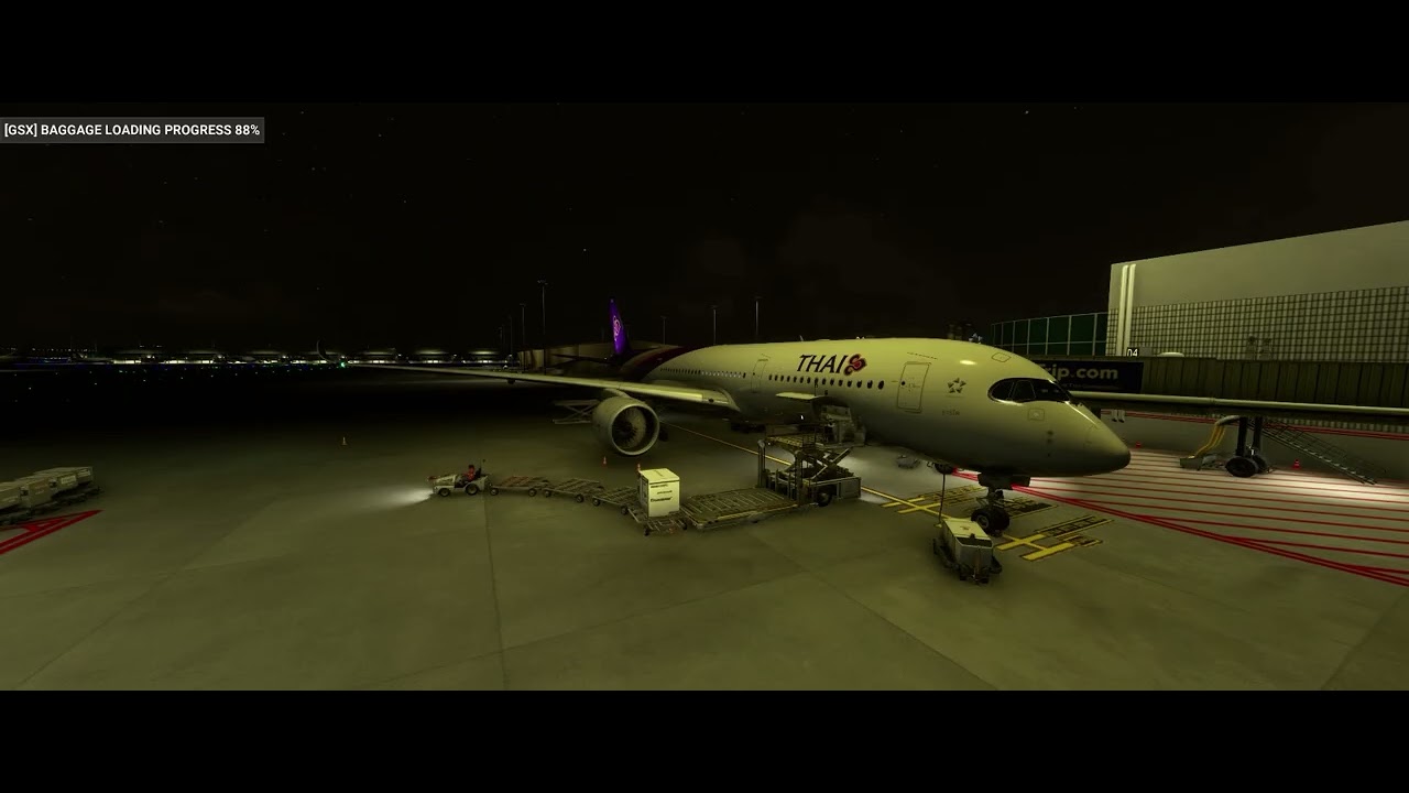 [MSFS] Bangkok - Osaka (Kansai) Thai A350-900