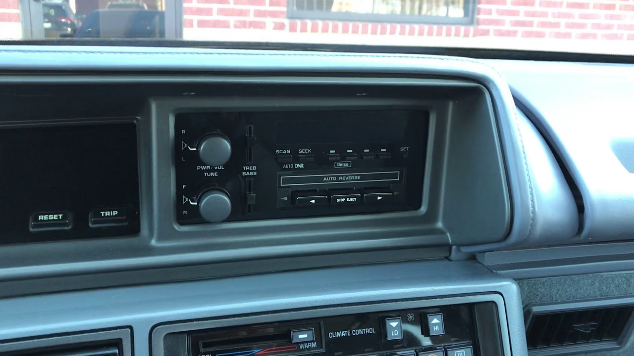 Bluetooth in My 1991 Cutlass Supreme Stock Head Unit
