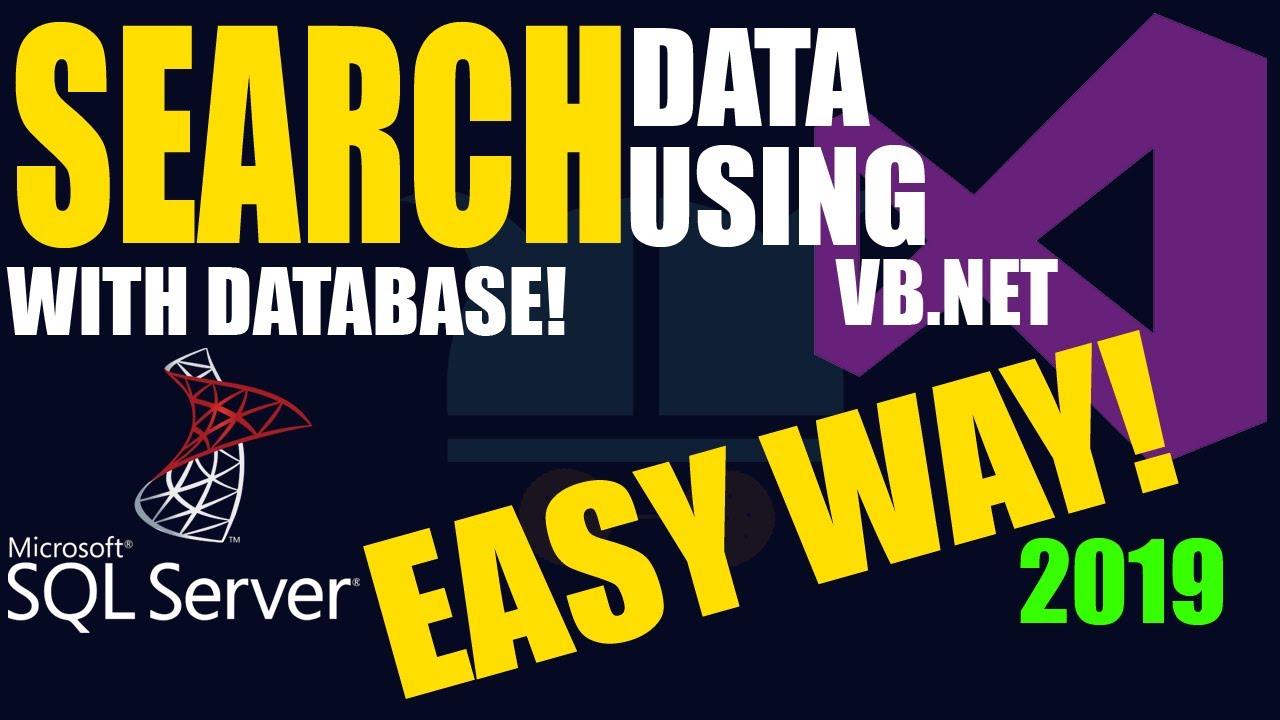 VB.NET 2010 Tutorial | Retrieve Data from SQL Server 2008 Using TextBox | WinForms Database App