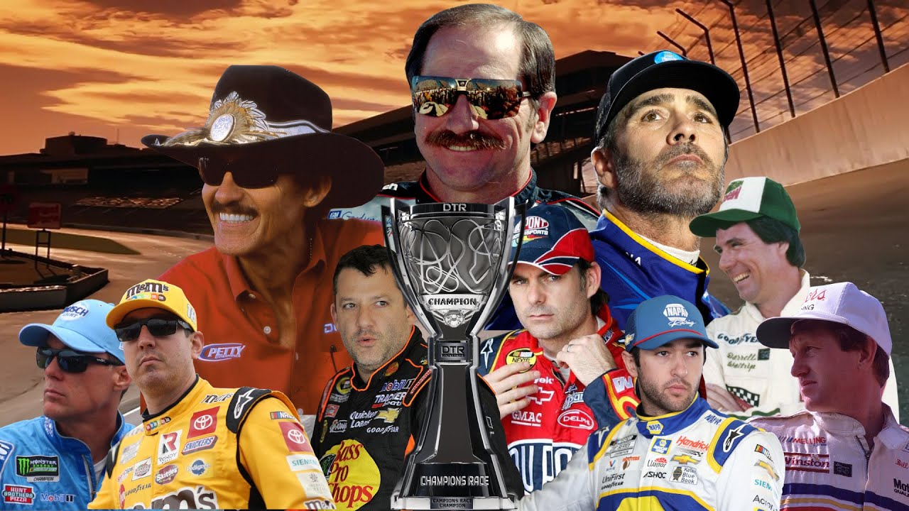 Nascar Cup Series Champions (1949-2023) With Days Of Thunder Theme