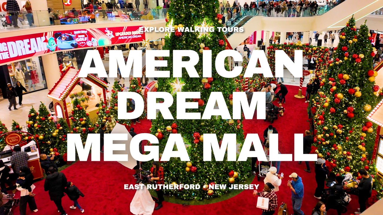 American Dream Mall Holiday 2025 | Walking Tour of the Massive Mall *no talking*