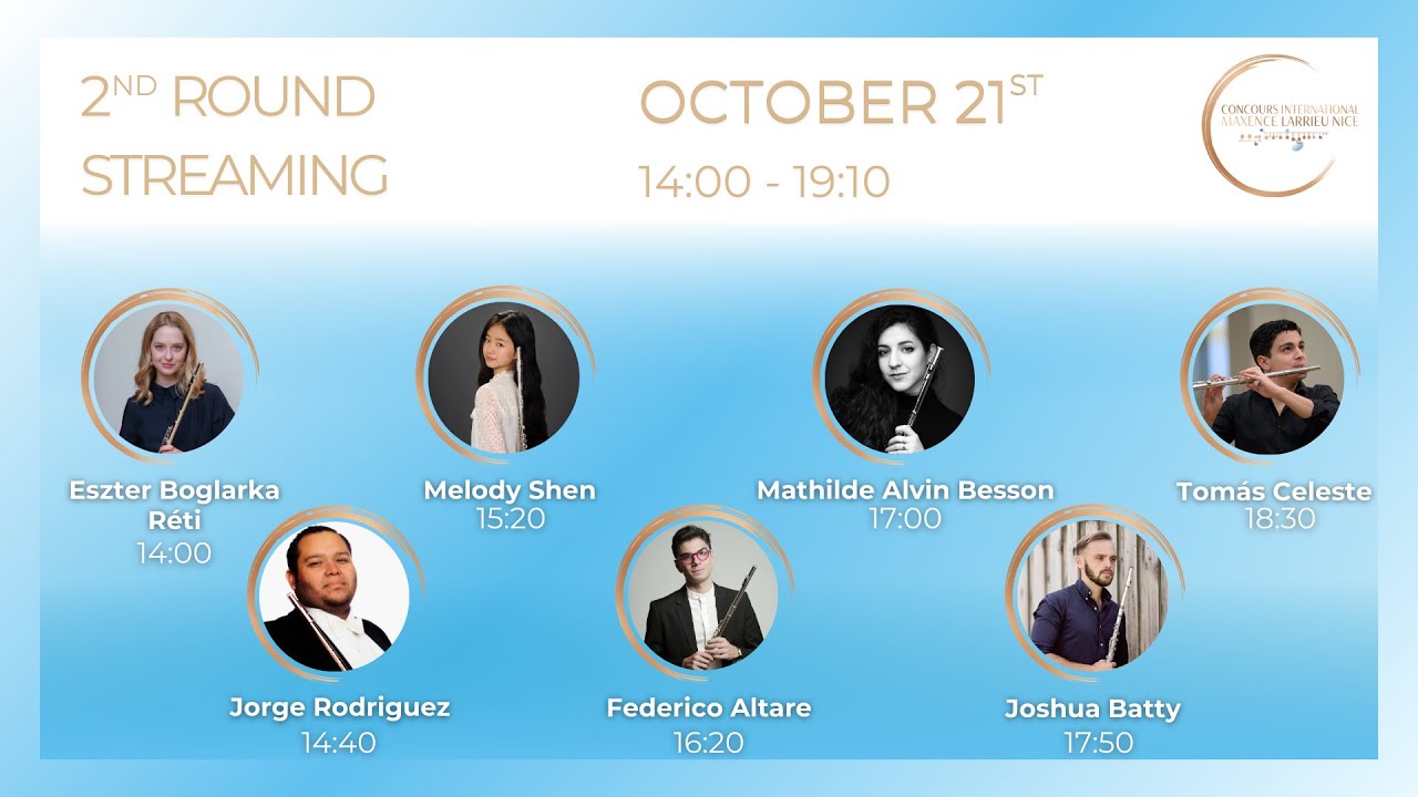 5th Concours Larrieu | 2nd Round #2 B-RÉTI | RODRIGUEZ |  SHEN | ALTARE | A-BESSON | BATTY | CELESTE