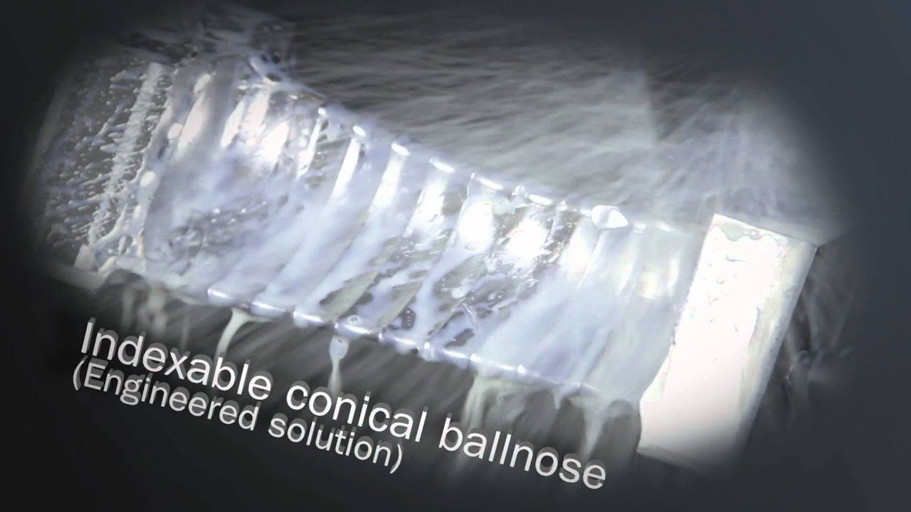Blade machining by Sandvik Coromant