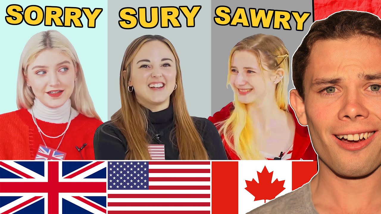 Australian Reacts To British Vs American Vs Canadian English!