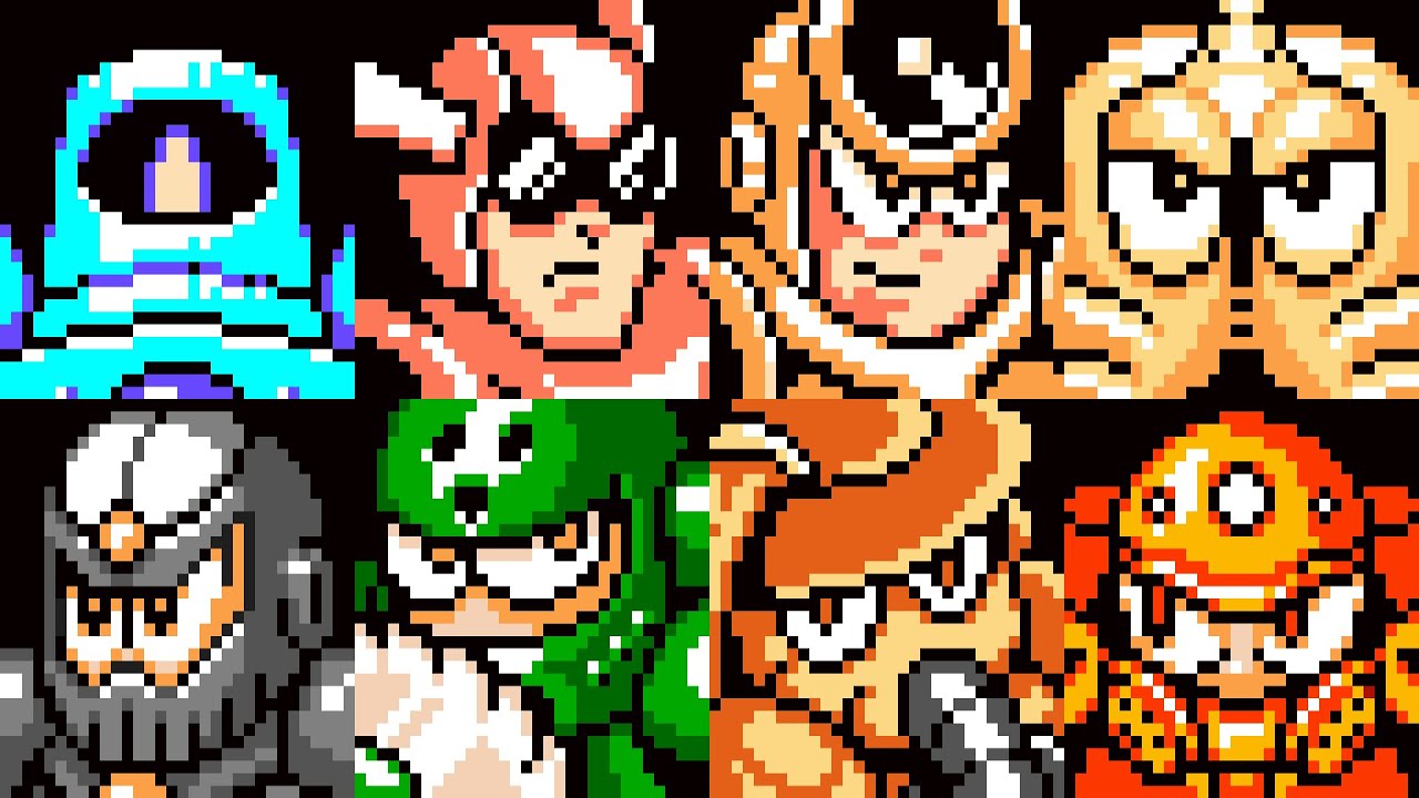 Megaman Revolution - Boss Rush+Weaknesses 