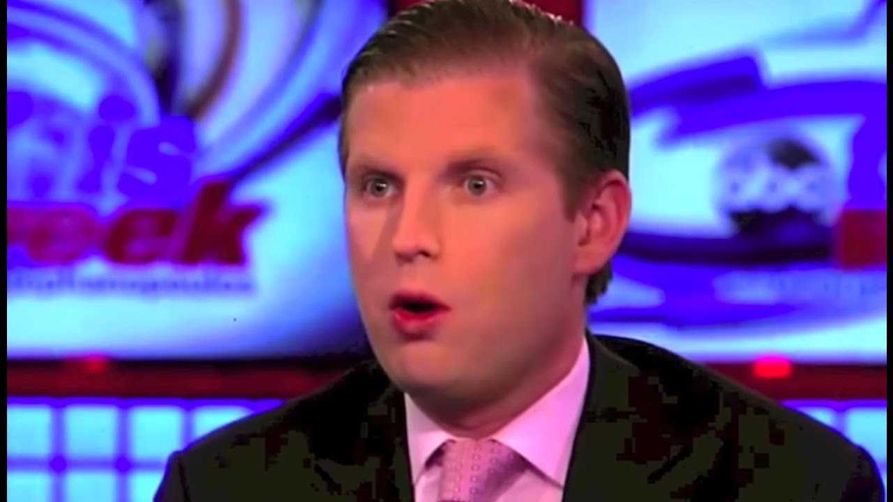 Eric Trump Doesn't Think He Lives In a Bubble, Thinks 4 Percent Dem Support Is More Like 90 Percent