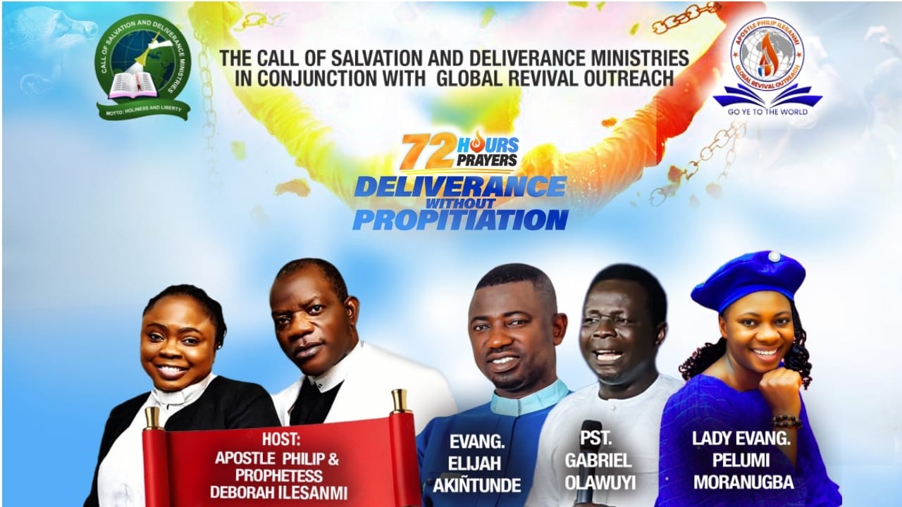 72 HOURS PRAYERS - DELIVERANCE WITHOUT PROPITIATION - Day 2 ( Evening Session)