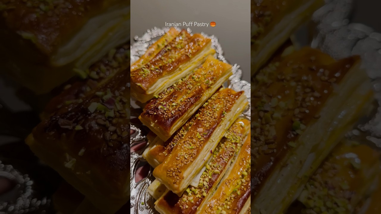 Iranian Puff Pastry | Persian Zaban Sweet #healthylifestyleeats #cooking #sweet #healthyfood