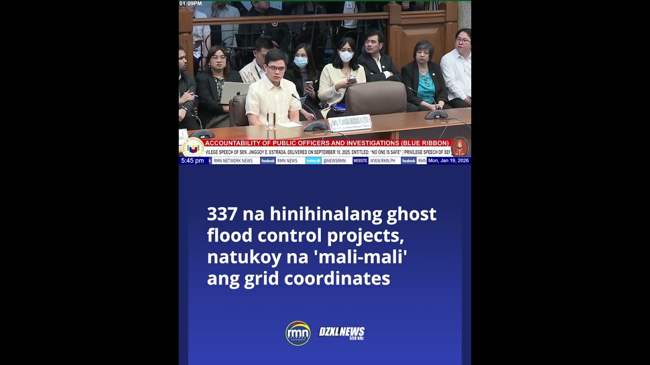 337 na hinihinalang ghost flood control projects, natukoy na 'mali-mali' ang grid coordinates