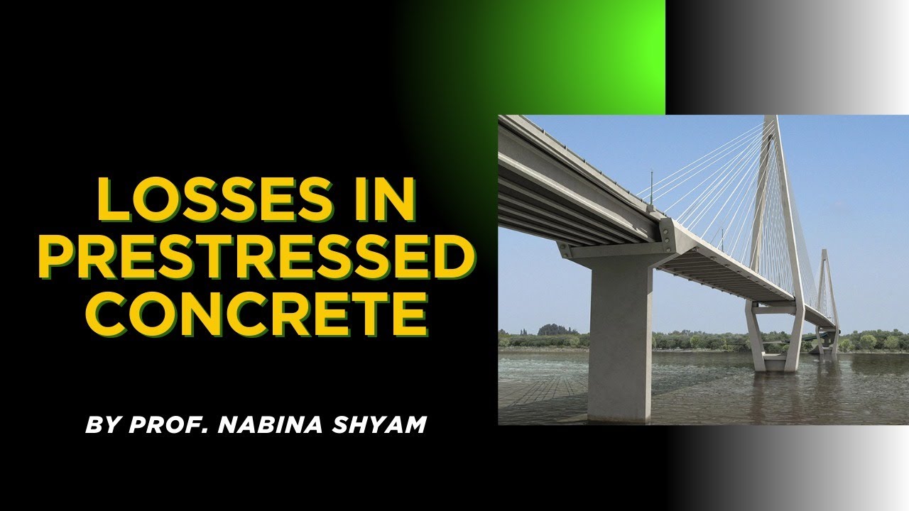 Losses in Prestressed Concrete Explained |Types, Causes & Calculation |Civil Engineer by Prof Nabina