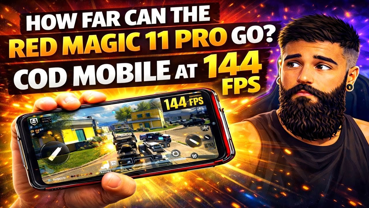 🚀 How Far Can the Red Magic 11 Pro Go? COD Mobile at 144 FPS