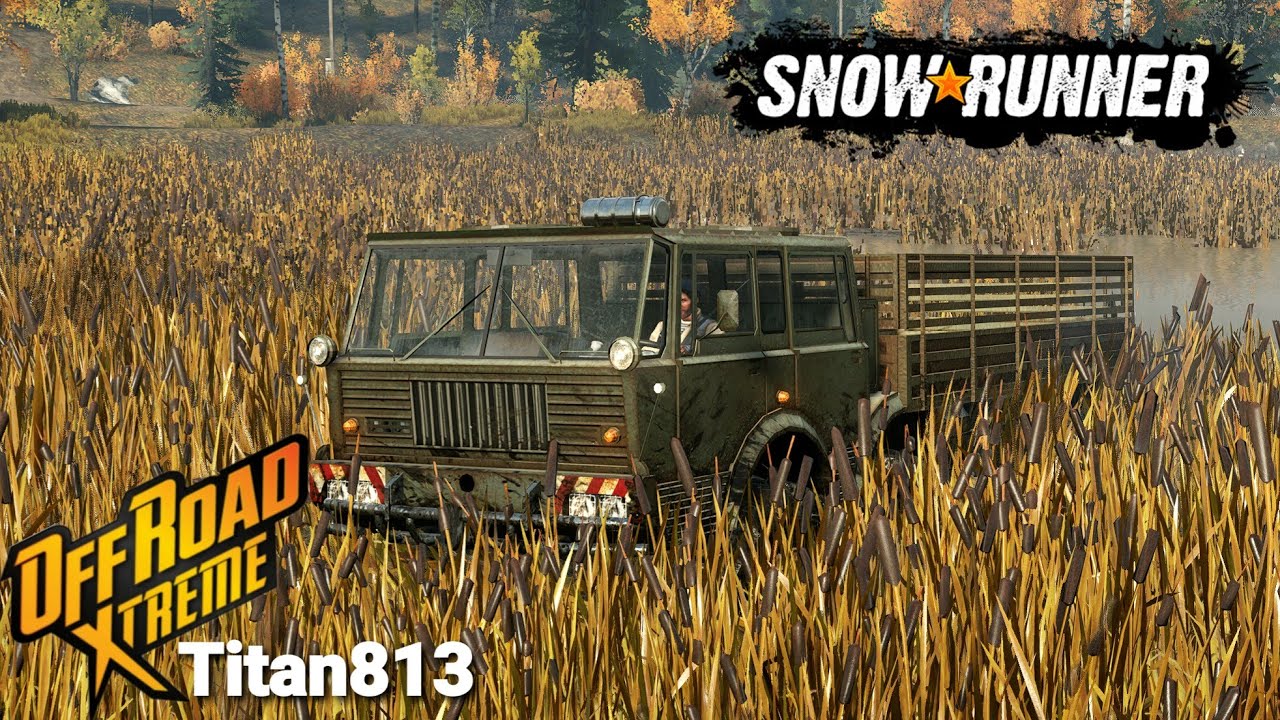 Modifikatsii konsoli SnowRunner: novyye mody dlya gruzovikov behemoth titan 813