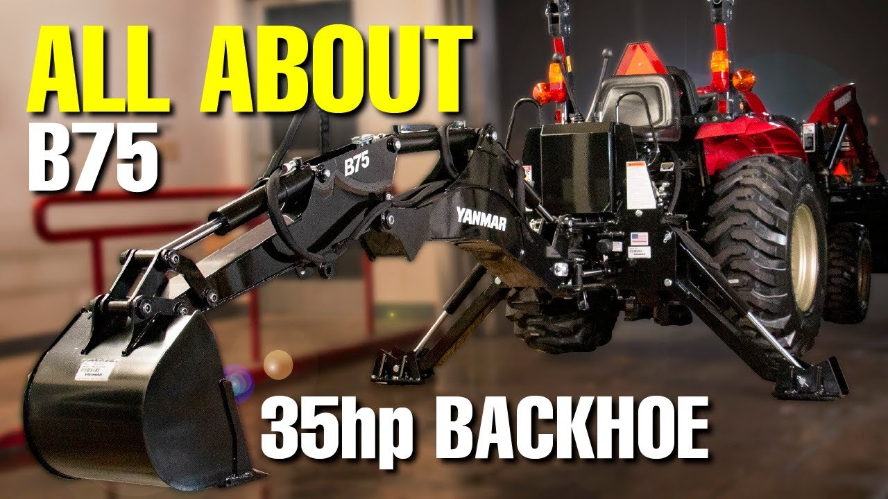 ВСЁ О | Экскаватор-погрузчик Yanmar 35 л.с. - B75