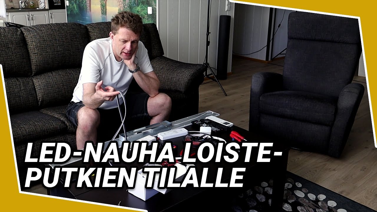 LED-nauha loisteputkien tilalle