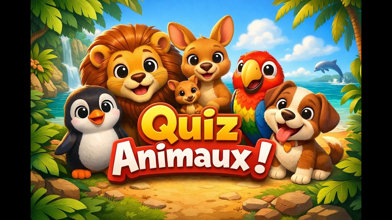 🐶 Quiz Animaux pour Enfants - Connais-tu Bien les Animaux ? 🦁