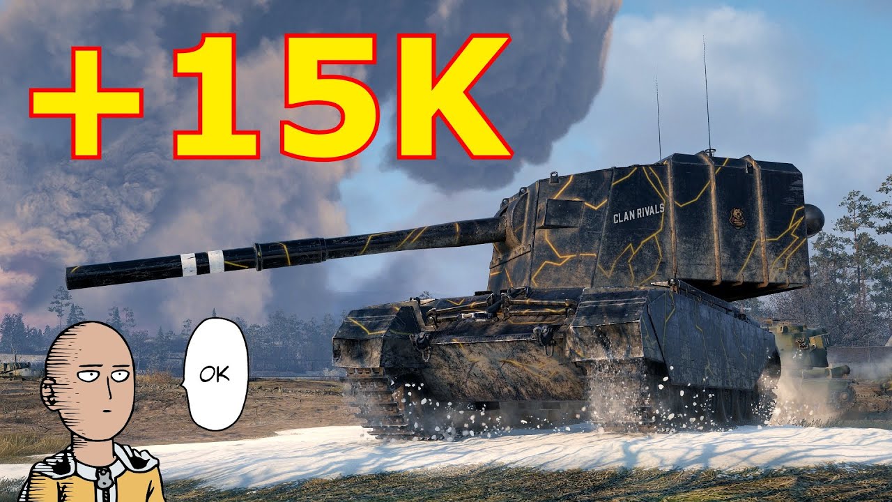 World of Tanks FV4005 Stage II - 15,1K Damage Truly Terrifying.