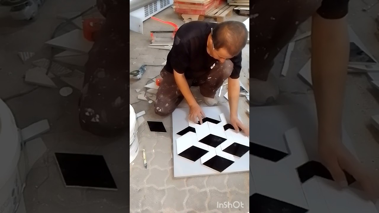 آهنگ هزارگی و آموزش کاشی کاری سه بعدی
