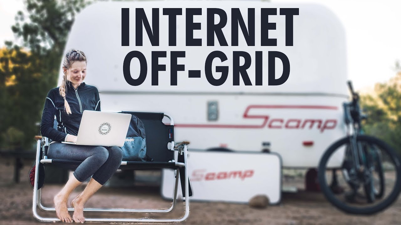 INTERNET OFF-GRID // WeBoost RV65 // 13ft Scamp Trailer