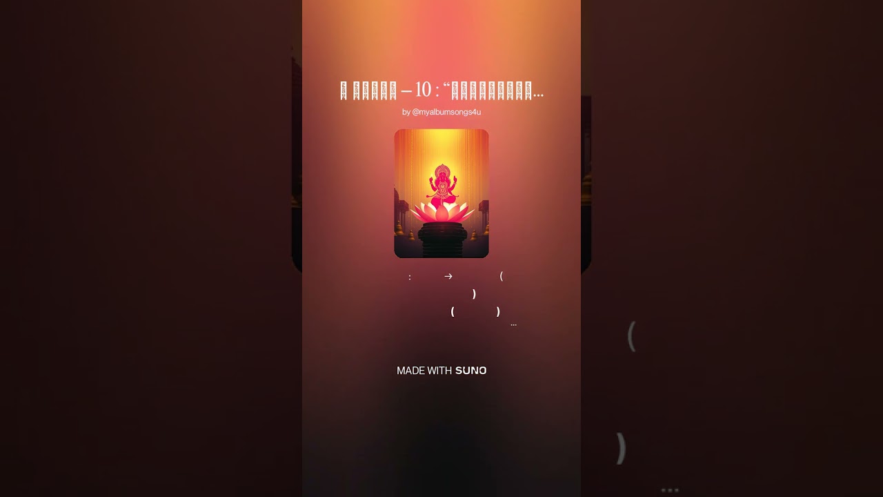 🌺 సాంగ్ – 10   “కమలాత్మికా మంగళరూపిణి” 2