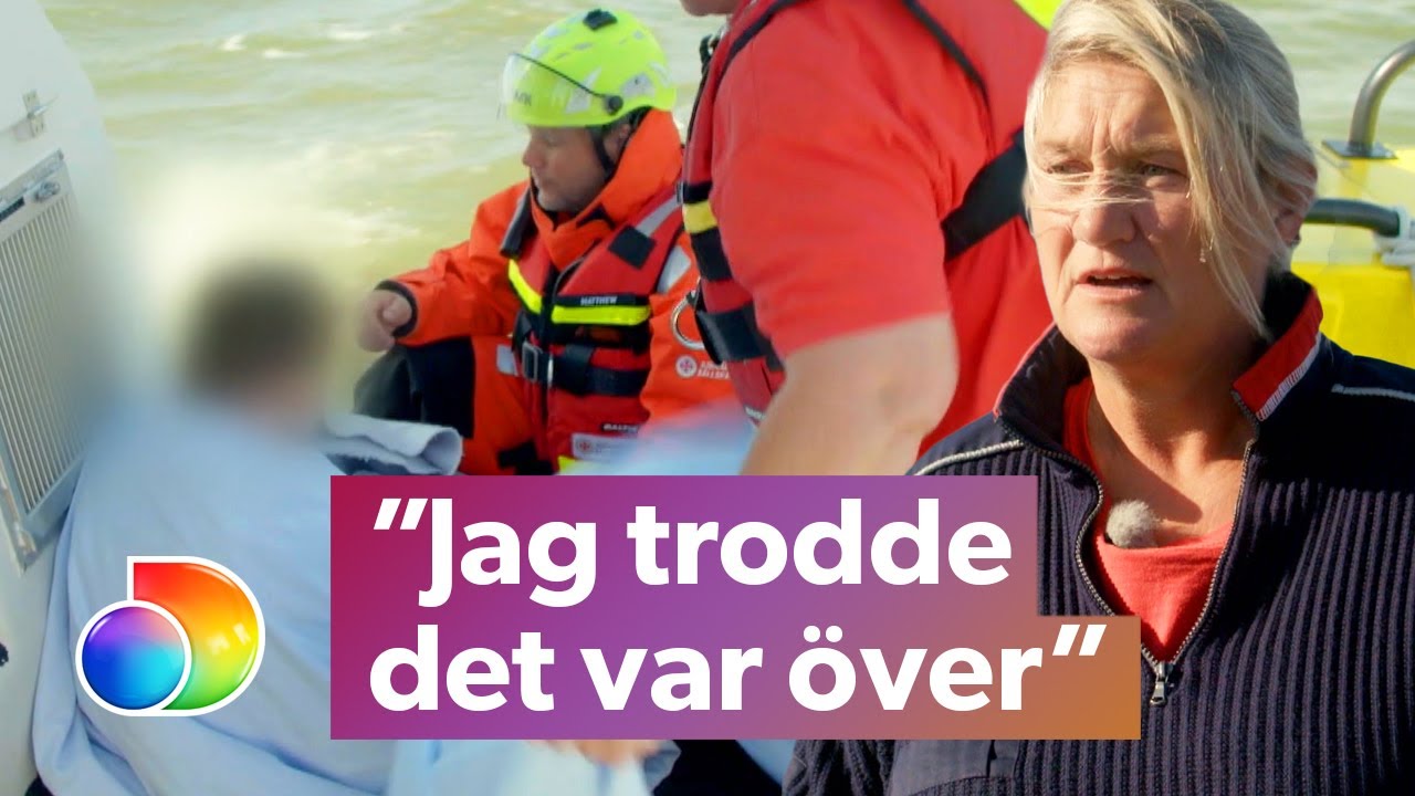 Havets hjältar | Sjöräddningen lyckas rädda en frusen och utmattad vindsurfare | discovery+ Sverige