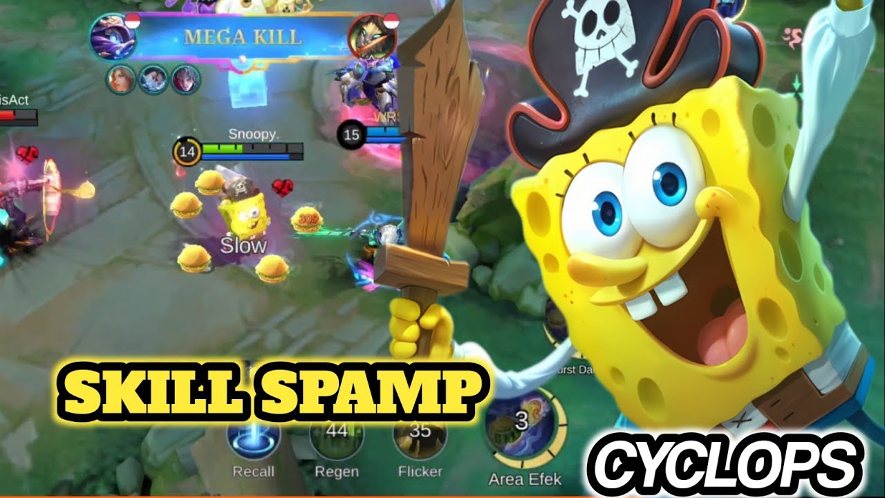 SPAM SKILL CYCLOPS BIKIN MUSUH NGGAK BISA GERAK 🔥 - MOBILE LEGENDS #mlbb 