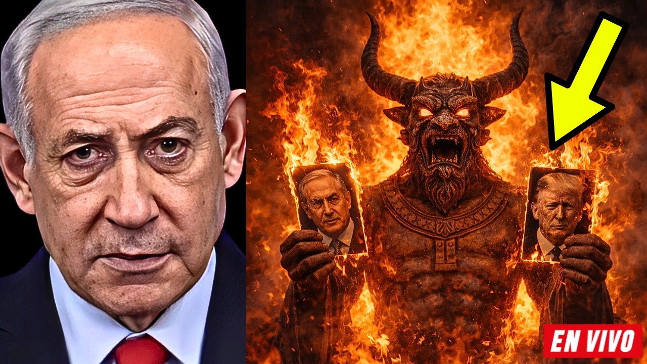 TRUMP Y NETANYAHU LLORAN POR SU DIOS QUEMADO EN IRÁN! BAAL MOLOC