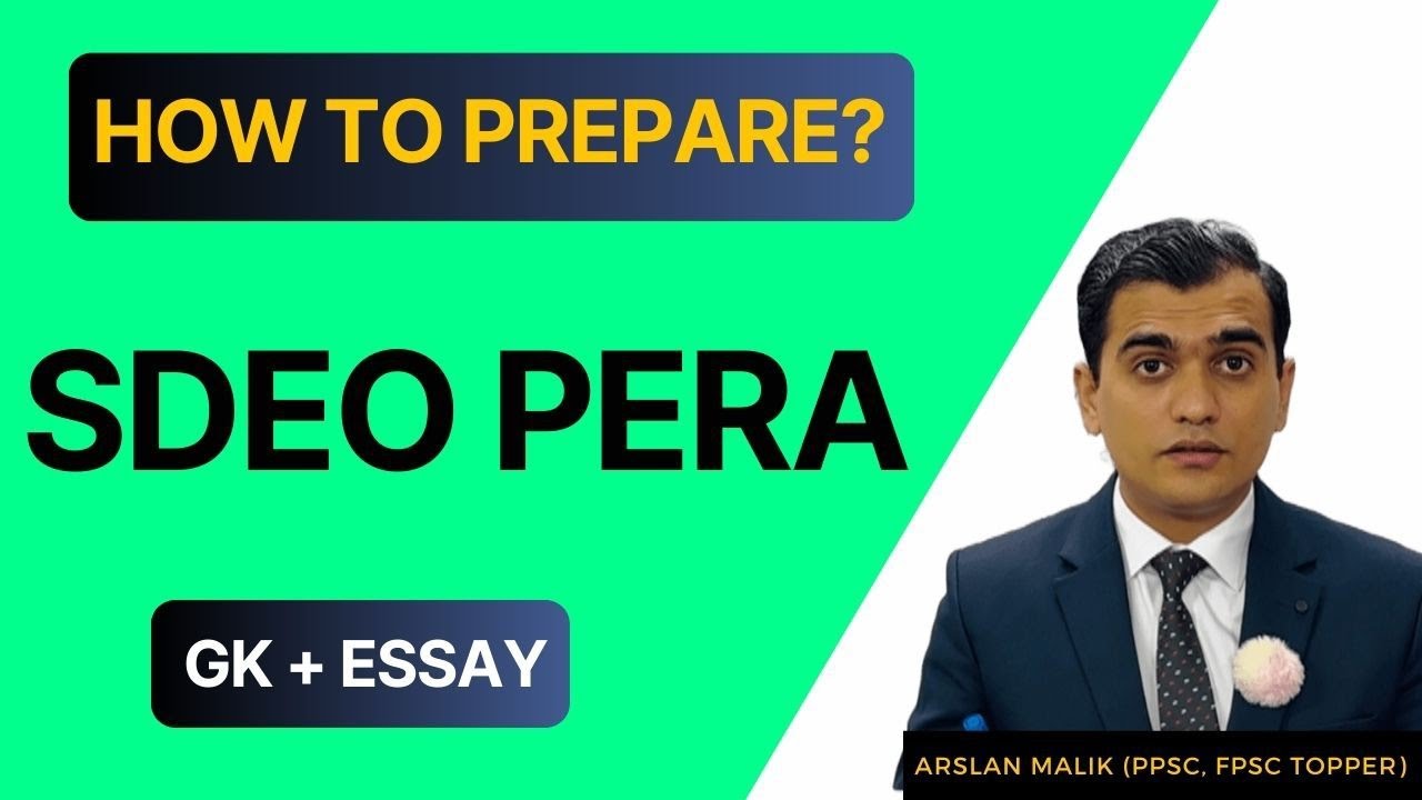SDEO PERA Next Phase Strategy | GK & Essay Made Easy | How to prepare? | #SDEO #PERA #PPSC