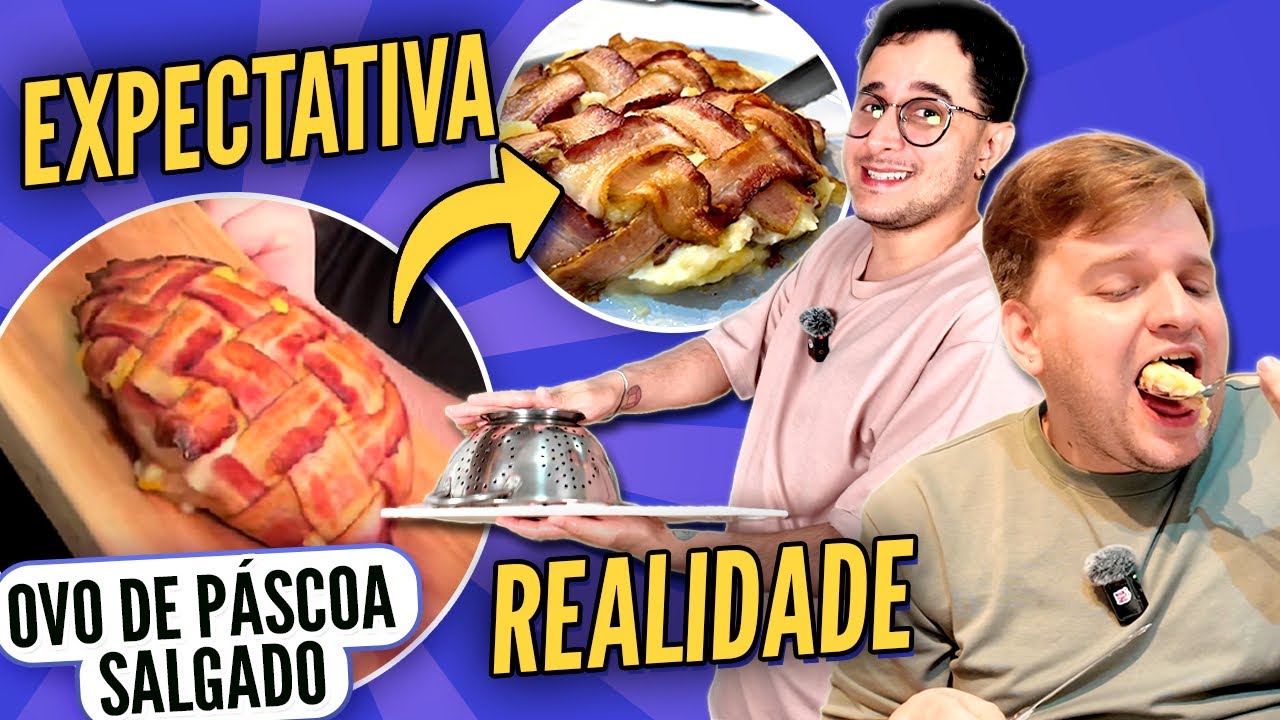 MEU NOIVO foi pra COZINHA fazer um OVO DE PÁSCOA GIGANTE