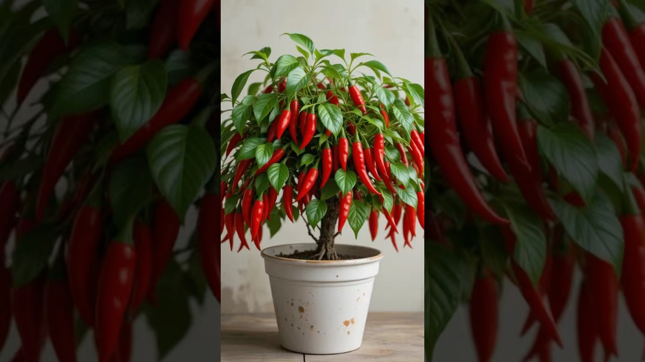 How to grow chili plants from chili seeds to produce more fruit#chili