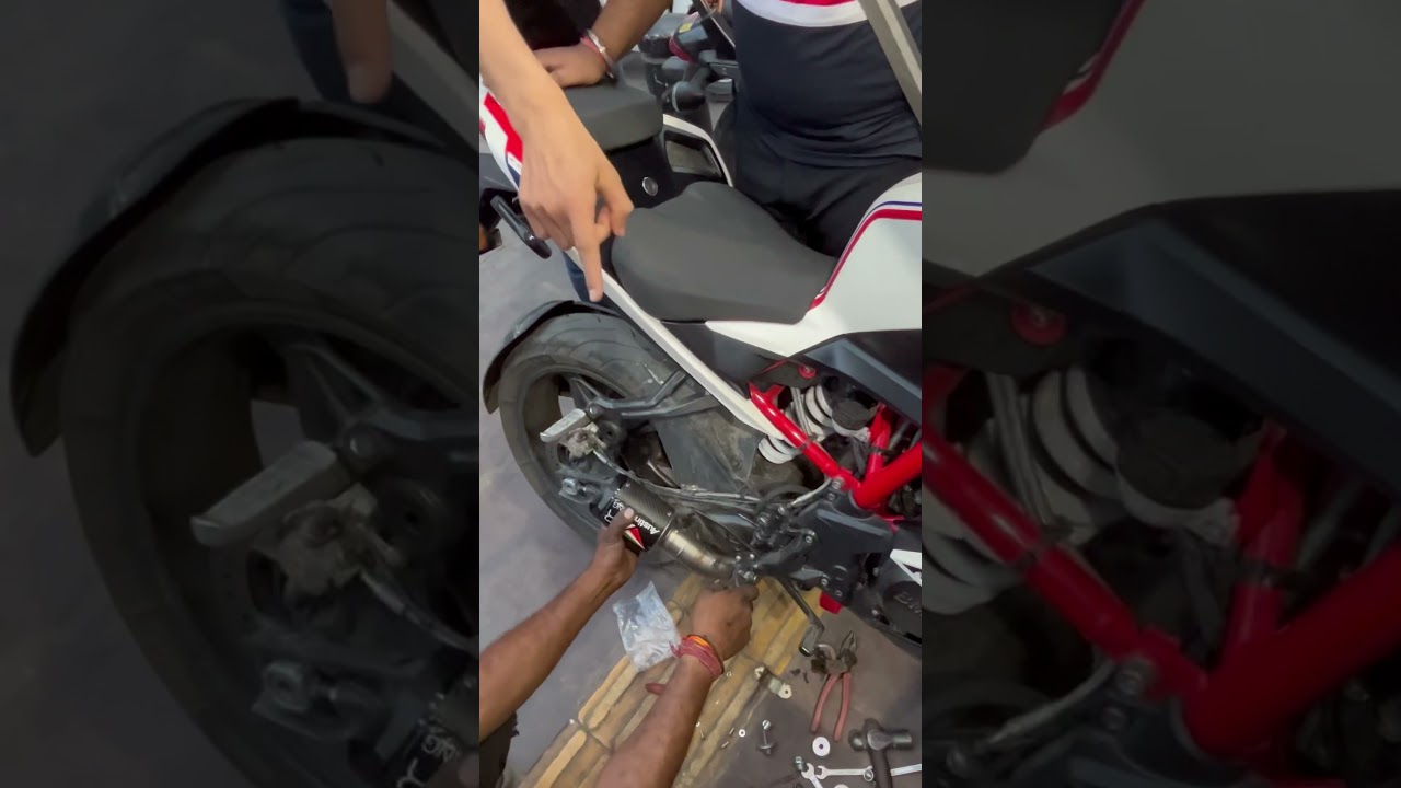 bmw 310 rr austin racing exhaust sound  🔥🔥