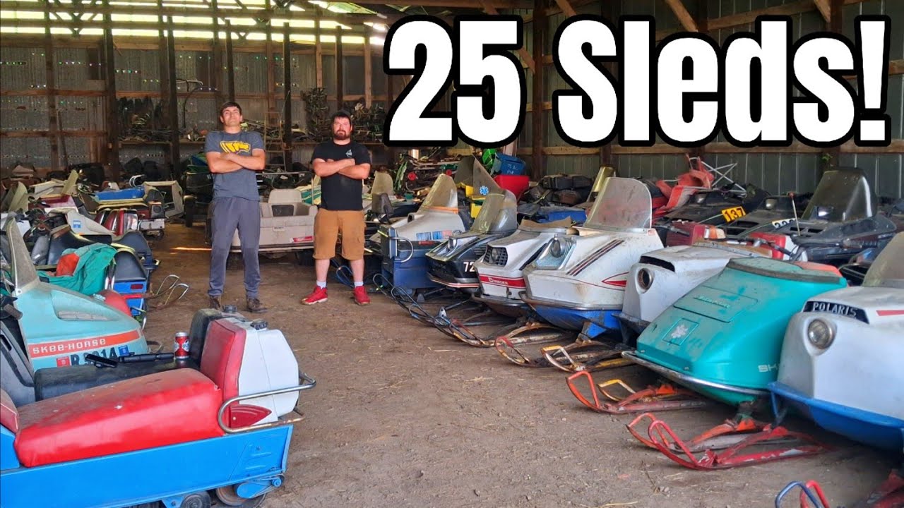 There's NO WAY We Got This LUCKY - 25 Vintage Sled Haul!