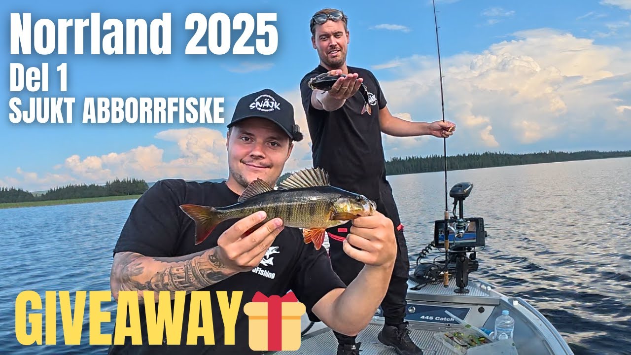 Norrland 2025 Del 1 - Sjukt Abborrfiske!