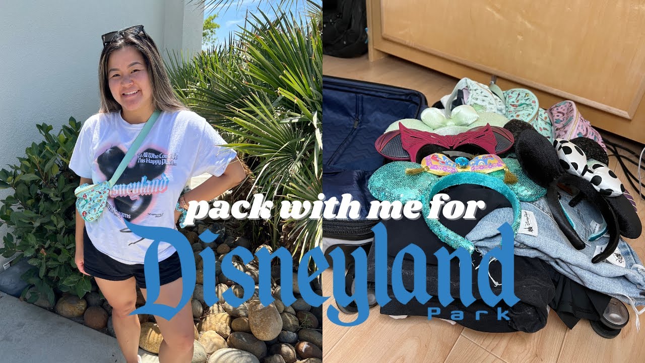 PACK WITH ME FOR DISNEYLAND! 🧳🐭✨(disney outfit inspiration & disney trip essentials!)