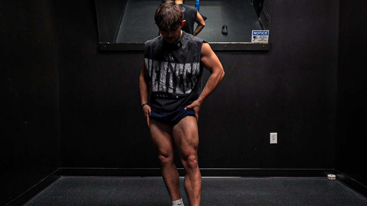 100 Days Out - Leg Day (insane quad pump)