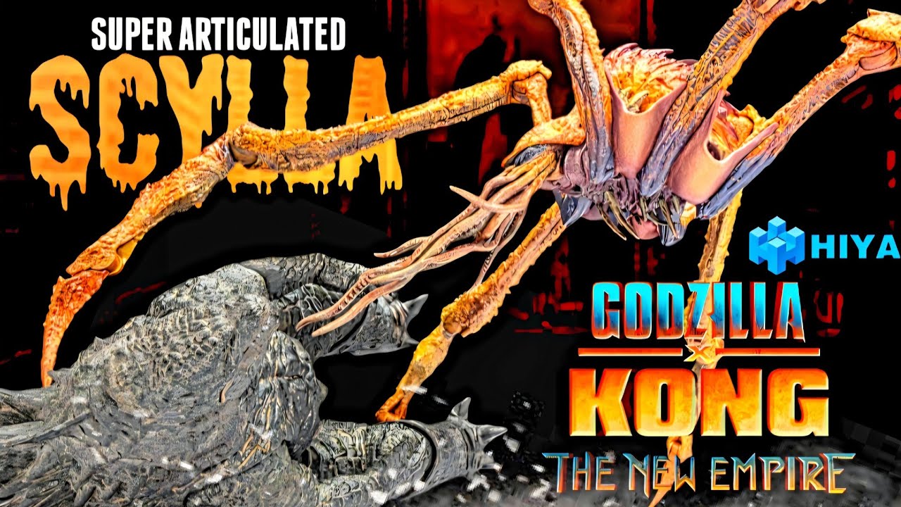 ЛУЧШАЯ СКИЛЛА! Обзор суперподвижной Сциллы от Hiya Toys из фильма «Годзилла: Конг — Новая империя...